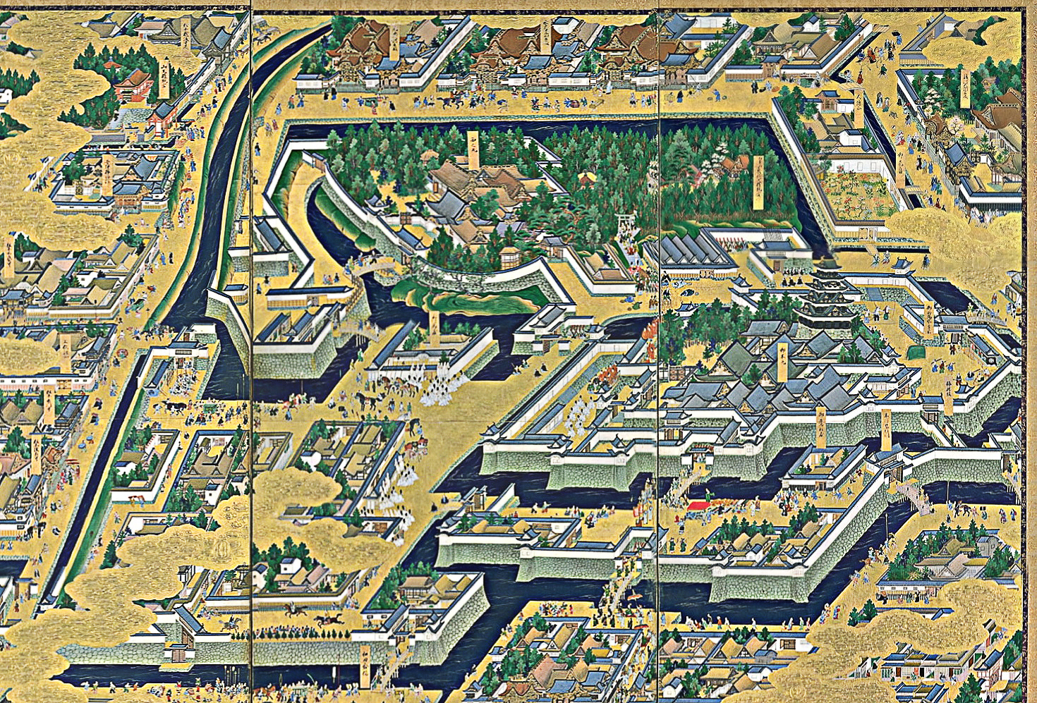 江戸城鳥瞰図(絵図)